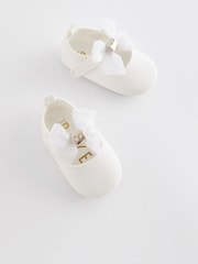 أبيض عاجي - حذاء Padders مزيّن بفيونكة للبنات من Baker By Ted Baker - صورة 2 من 5