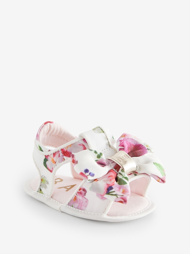 Baker by Ted Baker Baby Girls Bow Padders Sandals - Image 2 of 6