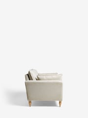 Tailored Chenille Oyster Natural Emory Compact 2 Seater Sofa in a Box - Image 3 of 8