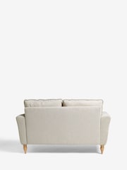 Tailored Chenille Oyster Natural Emory Compact 2 Seater Sofa in a Box - Image 6 of 8