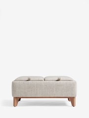 Chunky Weave Mid Natural Hayden Storage Coffee Table - Image 4 of 12