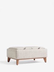 Chunky Weave Mid Natural Hayden Storage Coffee Table - Image 6 of 12