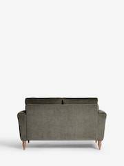 Fine Chenille Dark Sage Green Emory Compact 2 Seater Sofa in a Box - Image 3 of 7