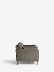 Fine Chenille Dark Sage Green Emory Compact 2 Seater Sofa in a Box - Image 6 of 7