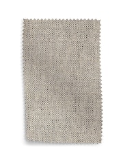 Chunky Weave Dove Grey Bennett Wooden 3 Seater Sofa - Image 7 of 9