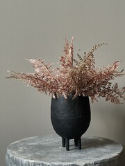 Abigail Ahern Black Dalby Planter - Image 1 of 3