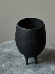 Abigail Ahern Black Dalby Planter - Image 2 of 3