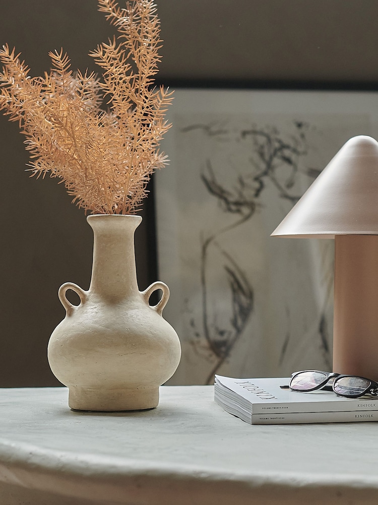 Abigail Ahern Cream Ethel Vase - Image 1 of 3