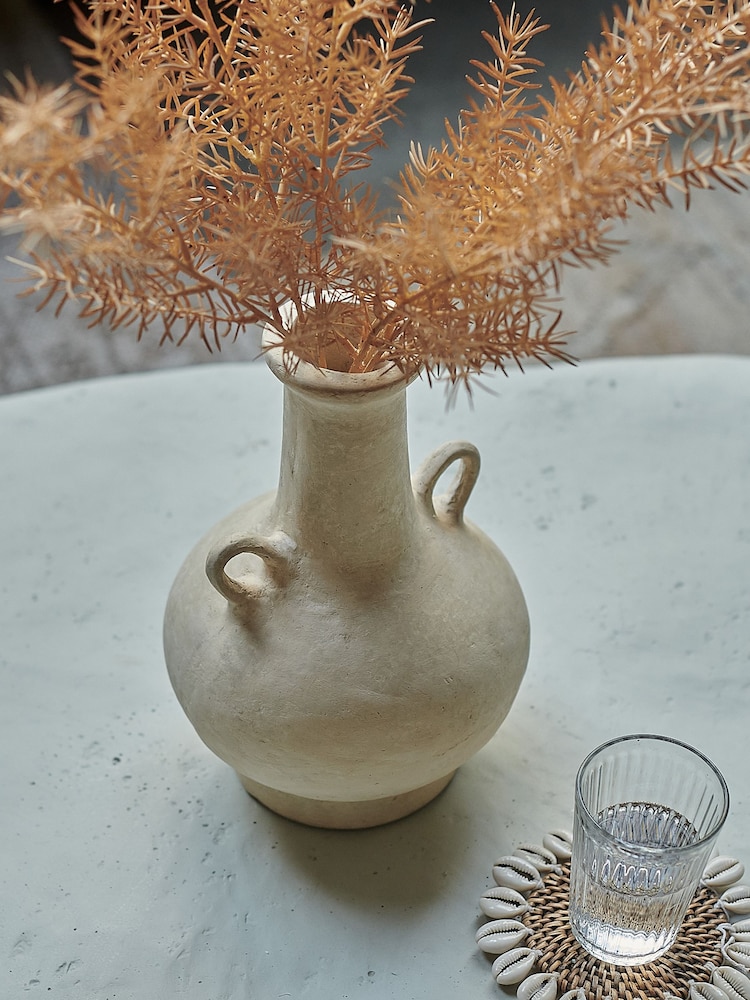 Abigail Ahern Cream Ethel Vase - Image 2 of 3