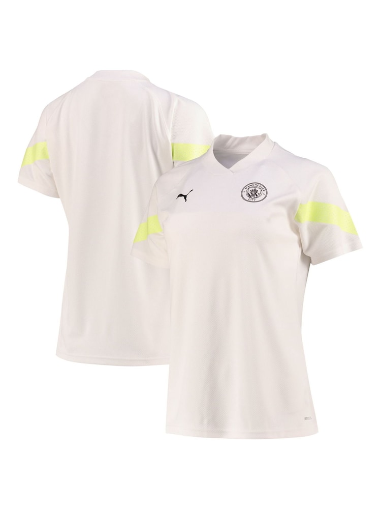 Puma White Manchester City Training Jersey Womens - Image 1 of 3 Puma White Manchester City Training Jersey Womens - Image 1 of 3