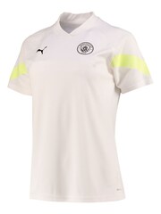 Puma White Manchester City Training Jersey Womens - Image 2 of 3