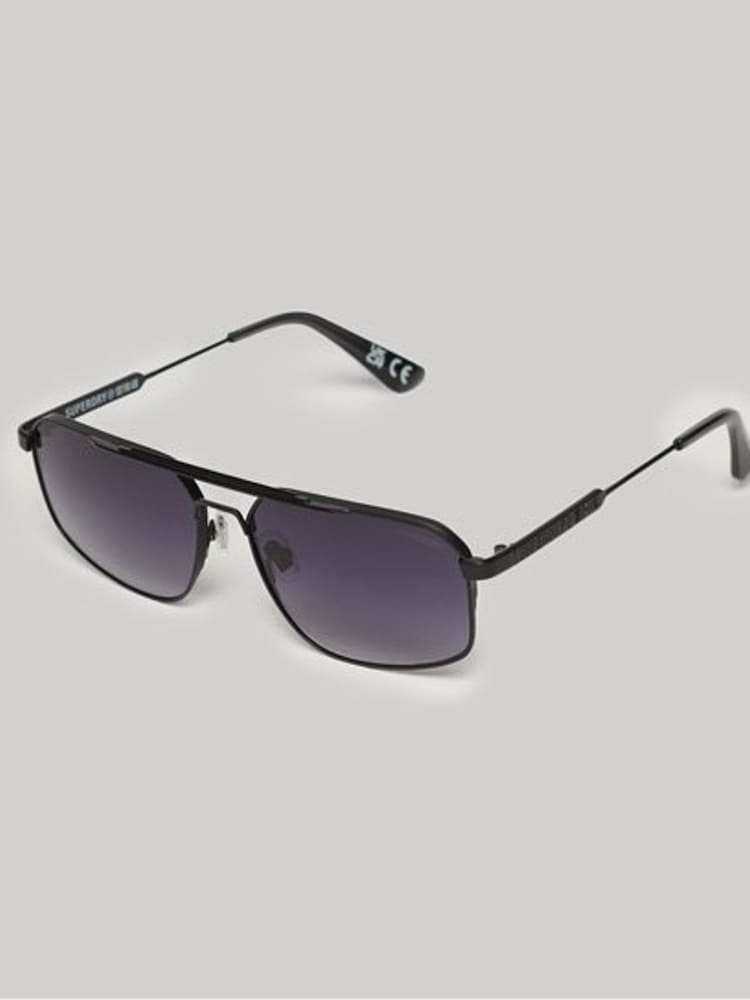 Superdry Black SDR Coleman Sunglasses - Image 1 of 4