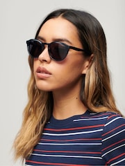 Superdry Blue SDR Orlando Sunglasses - Image 1 of 4
