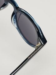 Superdry Blue SDR Orlando Sunglasses - Image 3 of 4