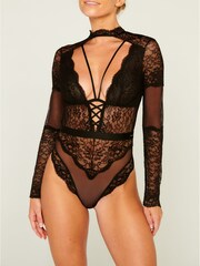 Body Boux Avenue Anoushka Negru - Imaginea 1 din 5