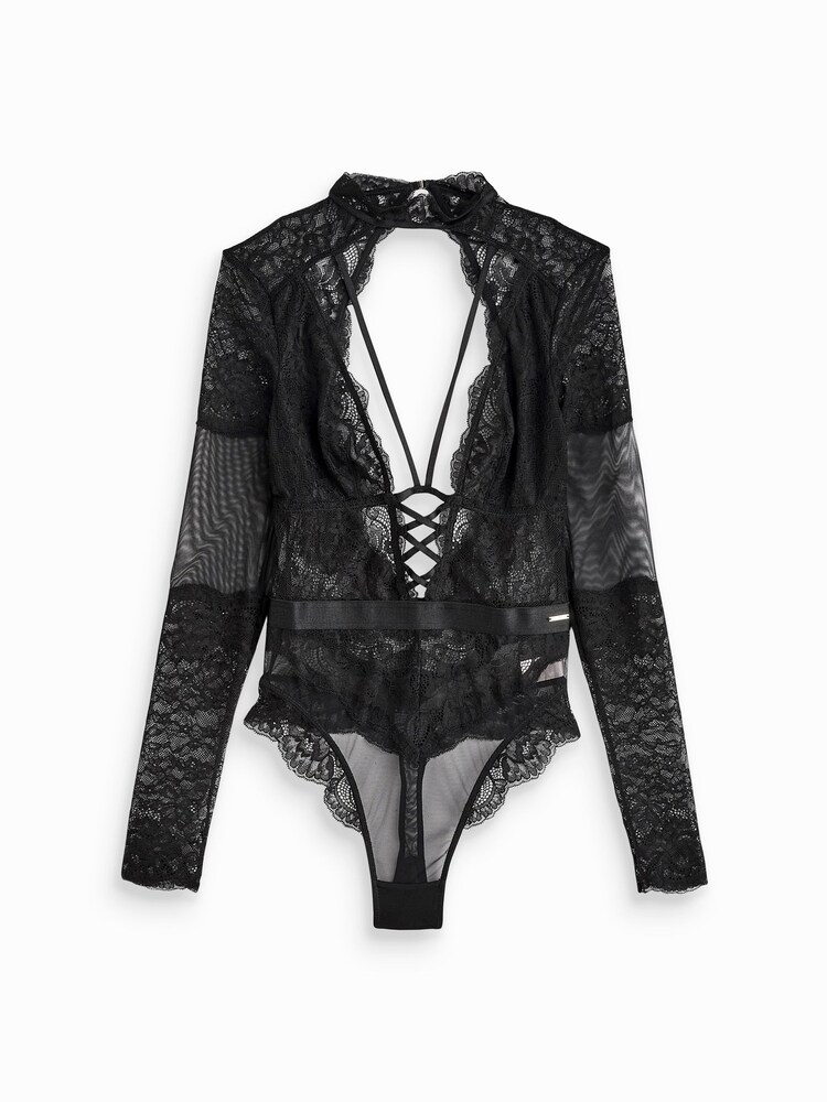 Body Boux Avenue Anoushka Negru - Imaginea 5 din 5