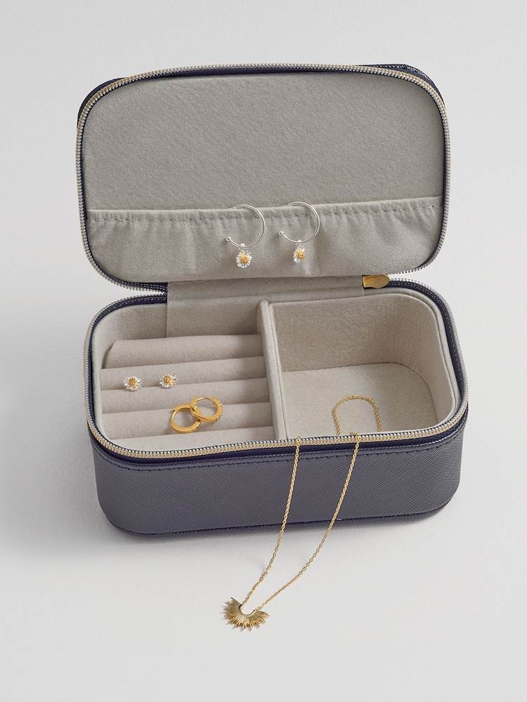 Estella Bartlett Navy Mini Jewellery Box - Image 3 of 3