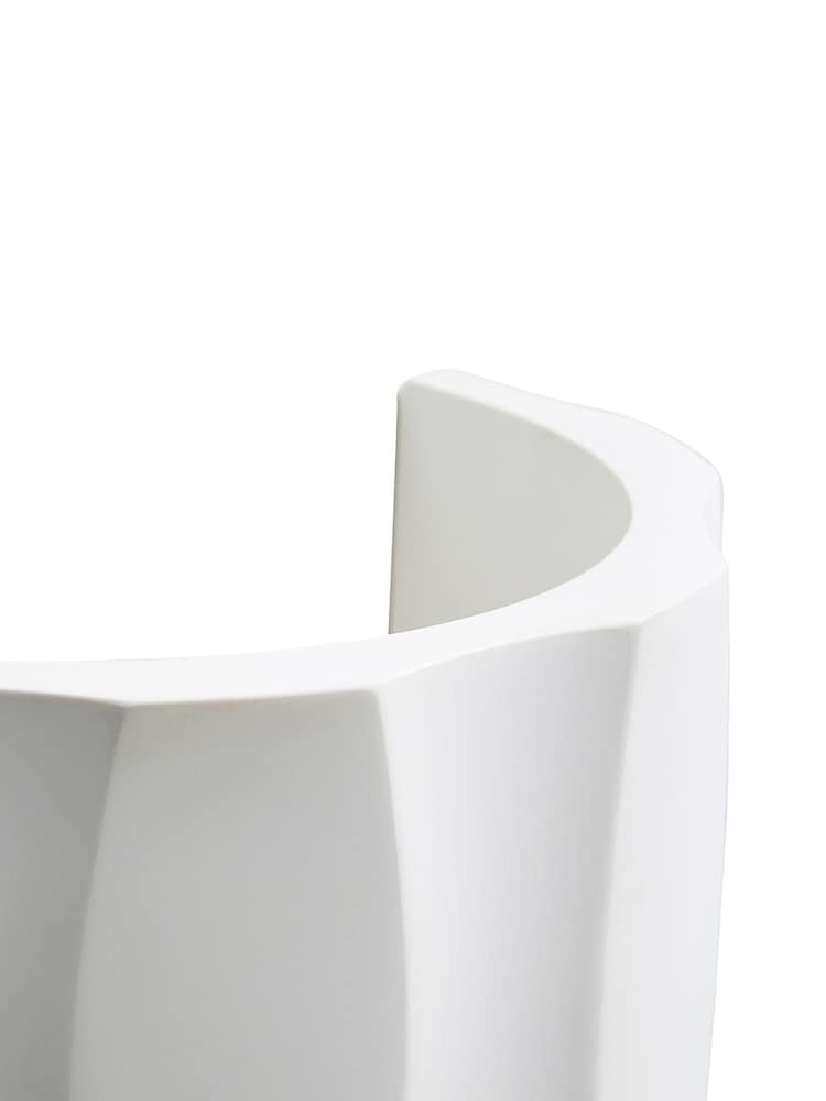 BHS White Toledo LED Up Down Paintable Plaster Wall Light - Image 3 of 3