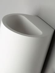BHS White Osuna Round Up Down Paintable Plaster Wall Light - Image 7 of 7