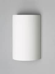 BHS White Martos Up Down Paintable Plaster Wall Light - Image 6 of 7