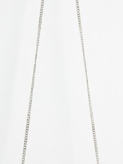 Oliver Bonas Cream Myleah Beaded Pearl Clutch Bag - Image 5 of 6