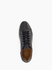Dune London Black Toledo Clean Retro Trainers - Image 6 of 6