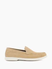 Dune London Cream Buftonn Sole Loafers - Image 1 of 6