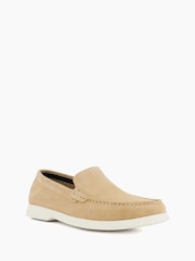 Dune London Cream Buftonn Sole Loafers - Image 3 of 6