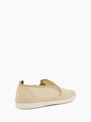 Dune London Cream Fisher Mesh Espadrilles Shoes - Image 4 of 7