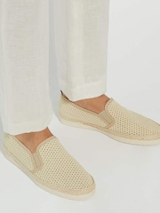 Dune London Cream Fisher Mesh Espadrilles Shoes - Image 6 of 7