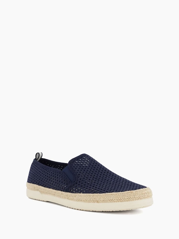 Dune London Blue Fisher Mesh Espadrilles Shoes - Image 3 of 7
