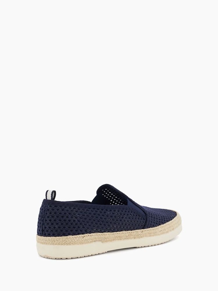 Dune London Blue Fisher Mesh Espadrilles Shoes - Image 4 of 7