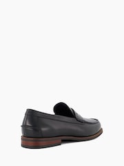 Dune London Black Chrome Samson Penny Loafers - Image 5 of 6