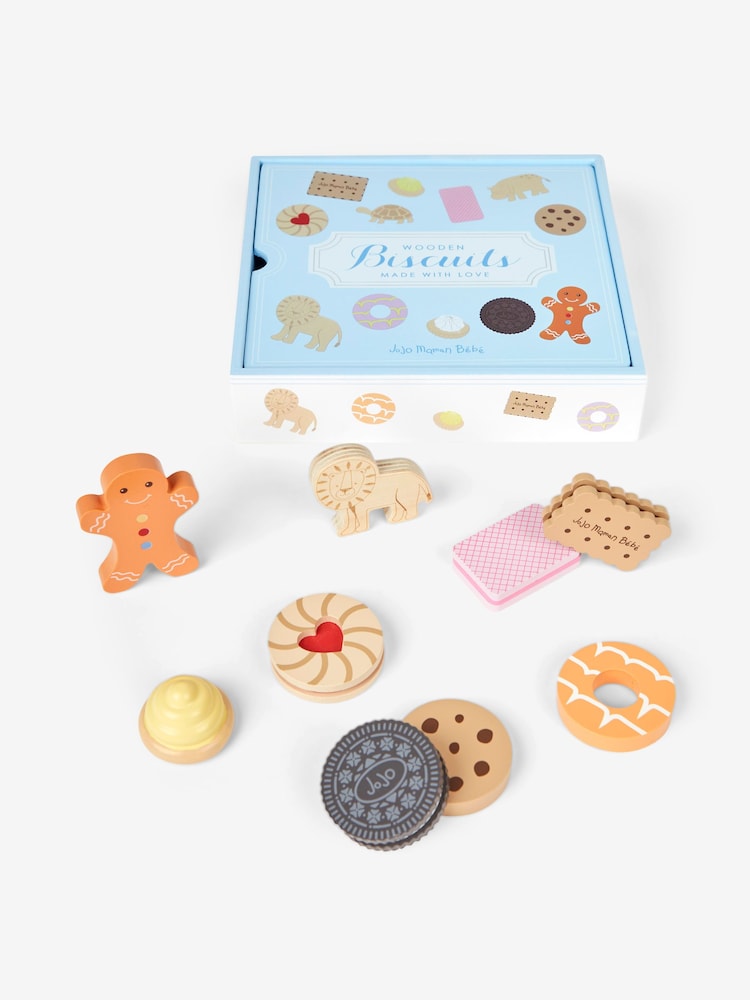 JoJo Maman Bébé Wooden Biscuit Set - Image 1 of 7