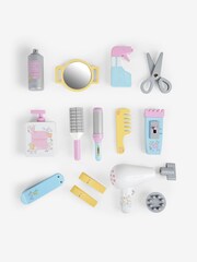 JoJo Maman Bébé Wooden Hairdresser Set - Image 2 of 8