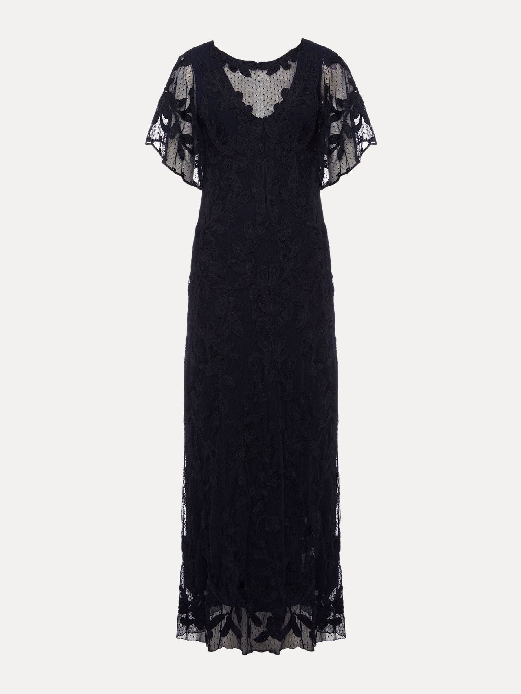 英国発【Phase Eight】Noelle Tapework マキシドレス Noelle Navy Tapework Maxi Dress | Phase Eight ROW |