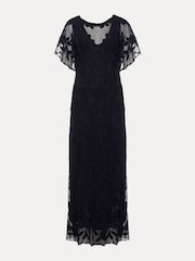 Phase Eight Blue Noelle Tapework Maxi Dress - Image 6 of 6