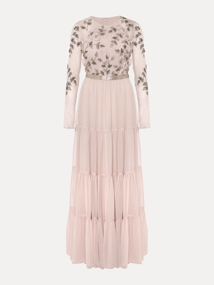 Phase Eight Pink Florence Beaded Maxi Dress - Image 6 of 6