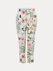 Phase Eight Natural Ulrica Floral Cigarette Trousers - Image 5 of 5