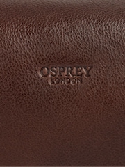 Marrón - Neceser de cuero The Toby de OSPREY LONDON - Imagen 4 de 4