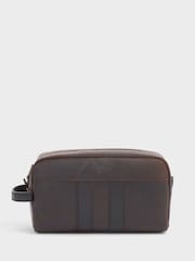 Neceser negro de piel The Jenson de OSPREY LONDON - Imagen 1 de 3