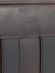 Neceser negro de piel The Jenson de OSPREY LONDON - Imagen 3 de 3