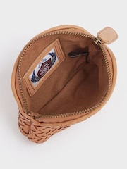 OSPREY LONDON The Joss Woven Natural Leather Coin Purse - Image 3 of 4