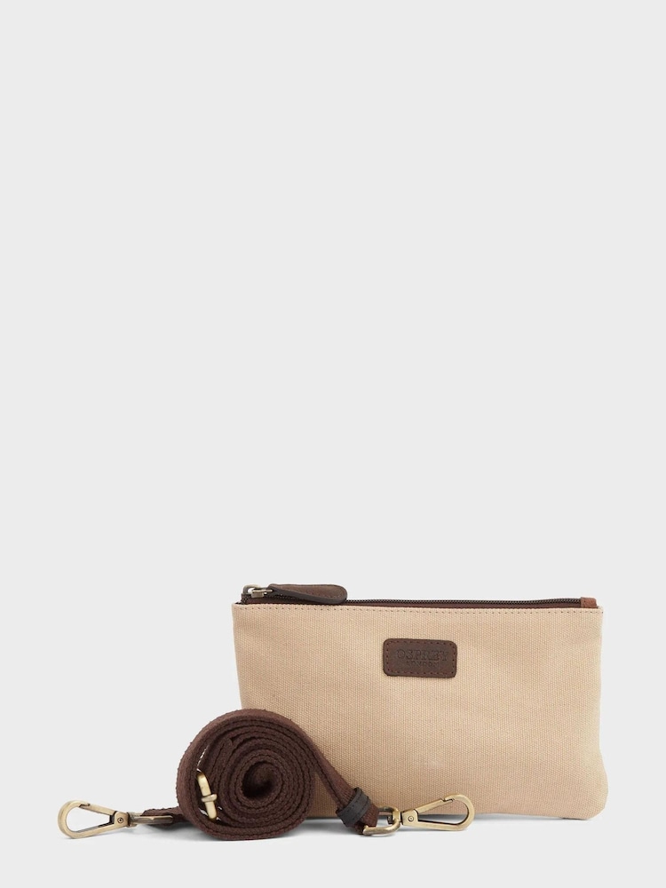 OSPREY LONDON The Small Jenson Chocolate Leather Brown Messenger Bag - Image 5 of 5 OSPREY LONDON The Small Jenson Chocolate Leather Brown Messenger Bag - Image 5 of 5