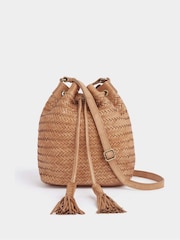 Osprey London The Joss Beuteltasche aus Leder, Natur - Bild 1 von 5