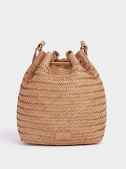 Osprey London The Joss Beuteltasche aus Leder, Natur - Bild 2 von 5
