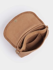 OSPREY LONDON The Joss Woven Natural Leather Cross-Body Clutch - Image 3 of 4