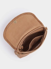 OSPREY LONDON The Joss Woven Natural Leather Cross-Body Clutch - Image 4 of 4
