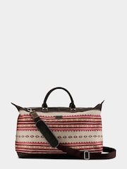 OSPREY LONDON The Poppins Tapestry & Leather Cream Weekender - Image 1 of 4