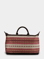 OSPREY LONDON The Poppins Tapestry & Leather Cream Weekender - Image 2 of 4